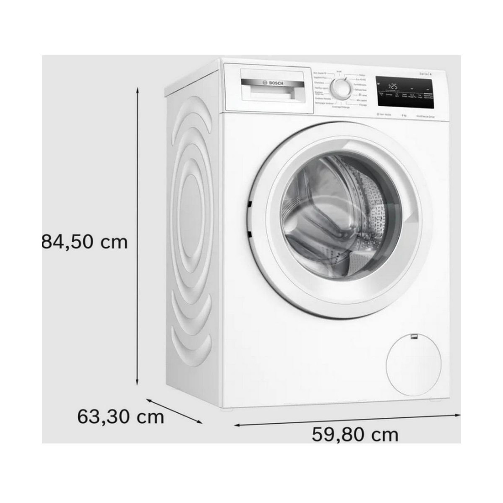 Voir la diapositive 5 : BOSCH Lave-linge frontal 60cm 9kg 1400 - 0 tr/min - wan2827zfr