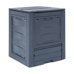 Toomax Composteur de jardin 260 Litres Noir Dim 60 x 60 x 73 cm Déchets divers TOOMAX