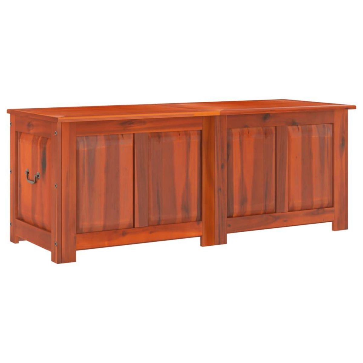 VIDAXL Coffre de rangement avec couvercle marron bois massif d'acacia