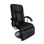 Voir la diapositive 3 : VIDAXL Fauteuil de massage Noir Similicuir