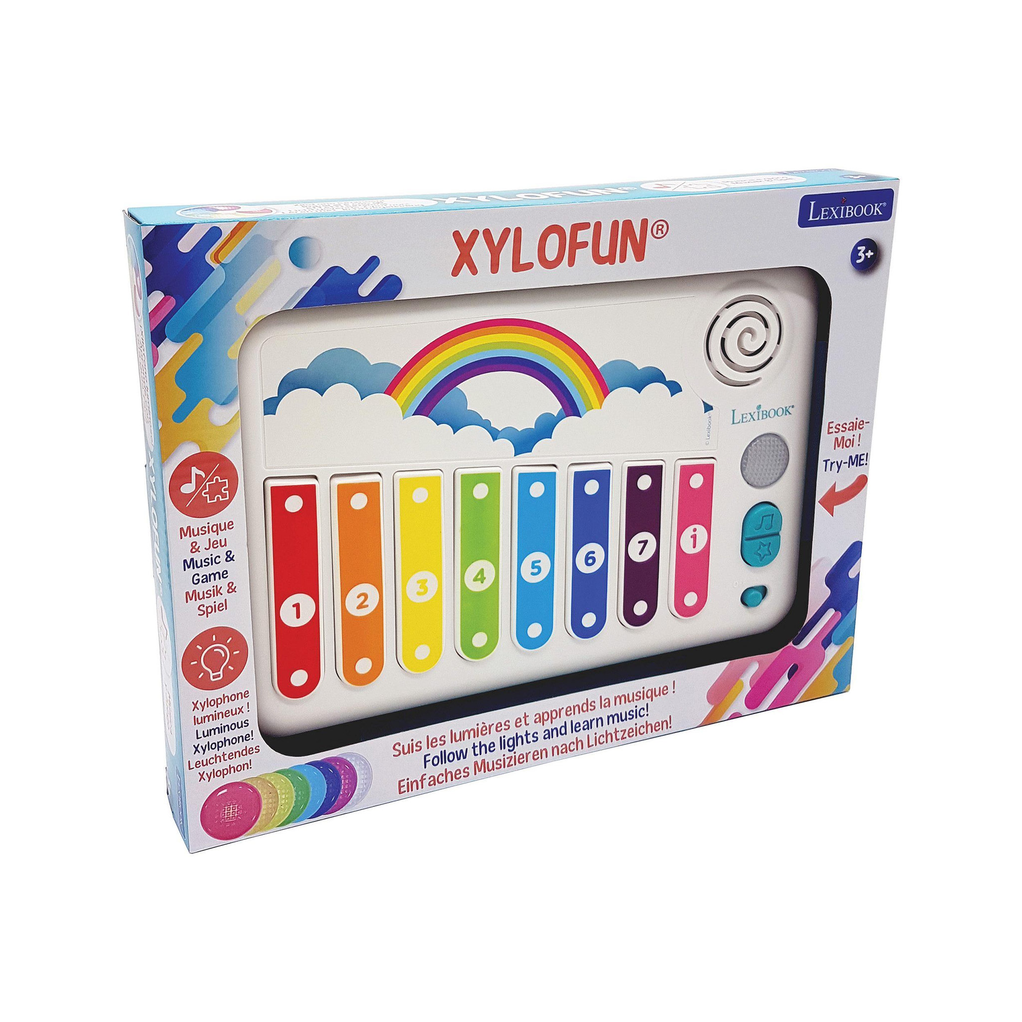 Voir la diapositive 6 : Lexibook Xylophone avec Apprentissage Lumineux de la Musique