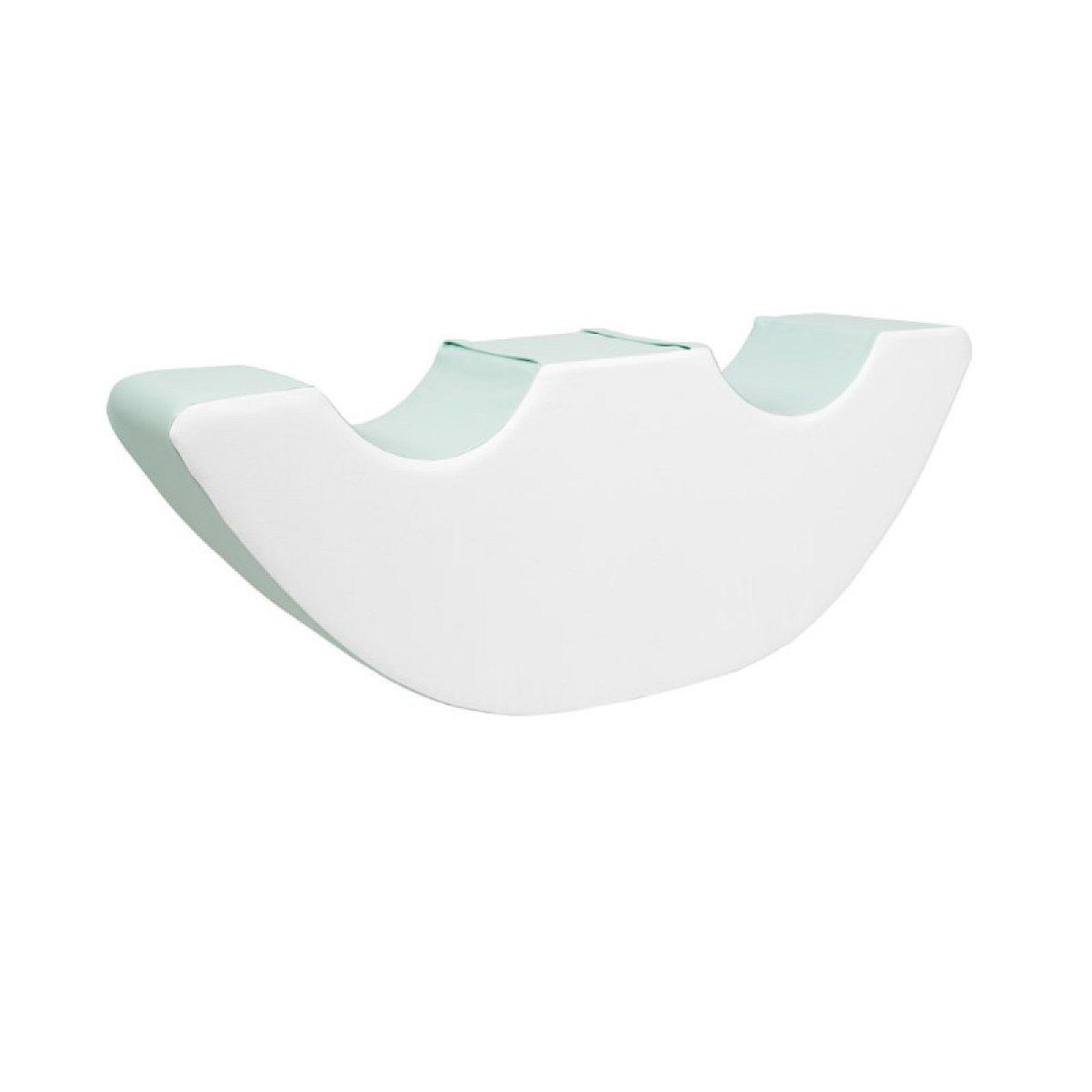 VELINDA Duo rocker bloc en mousse  blanc menthe