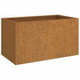 Voir la diapositive 2 : VIDAXL Jardiniere 62x40x39 cm acier corten
