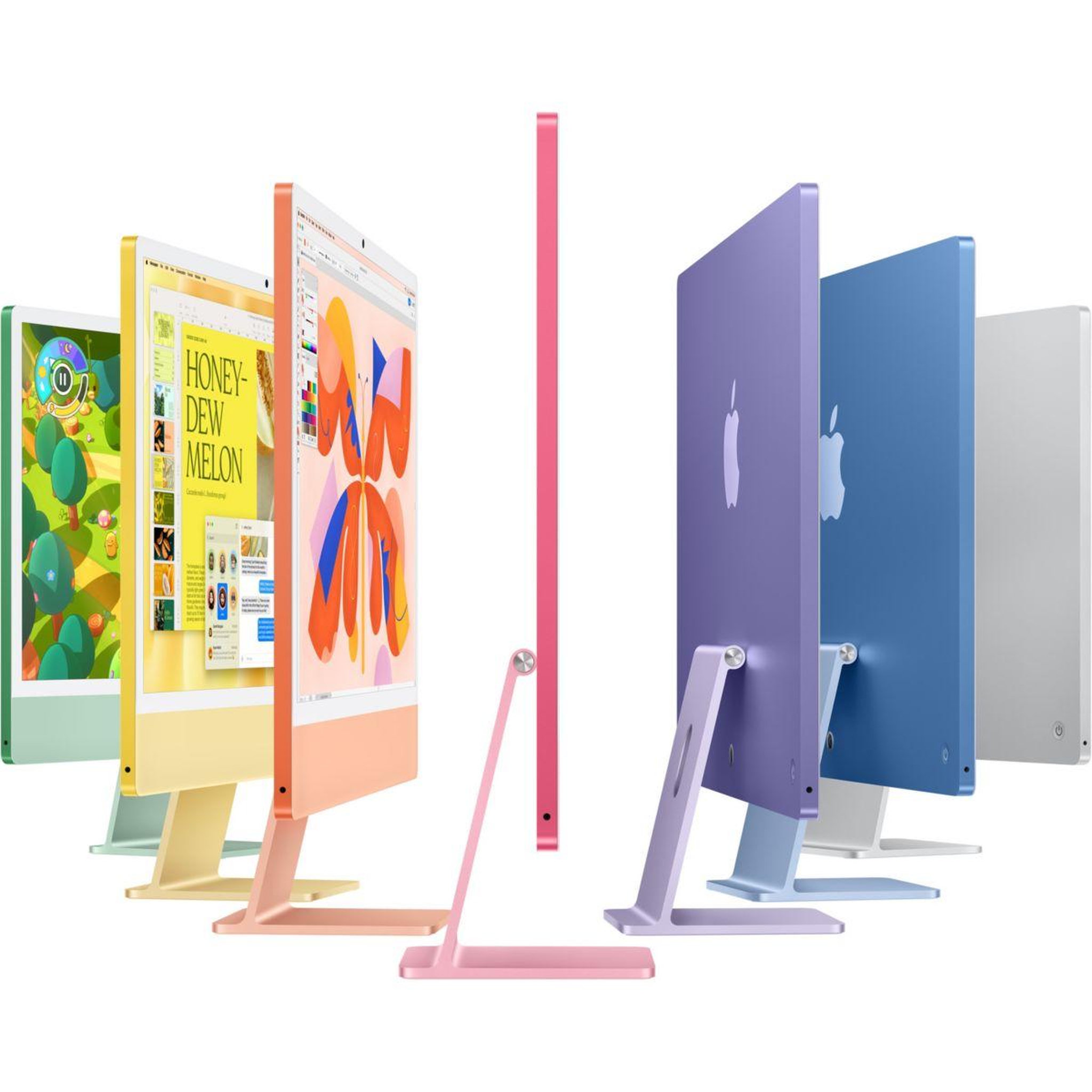 Voir la diapositive 4 : APPLE Ordinateur apple 24  ecran retina 4,5k puce m4 cpu 10 / gpu 10 coeurs mémoire ram 16go stockage 512go ssd vert
