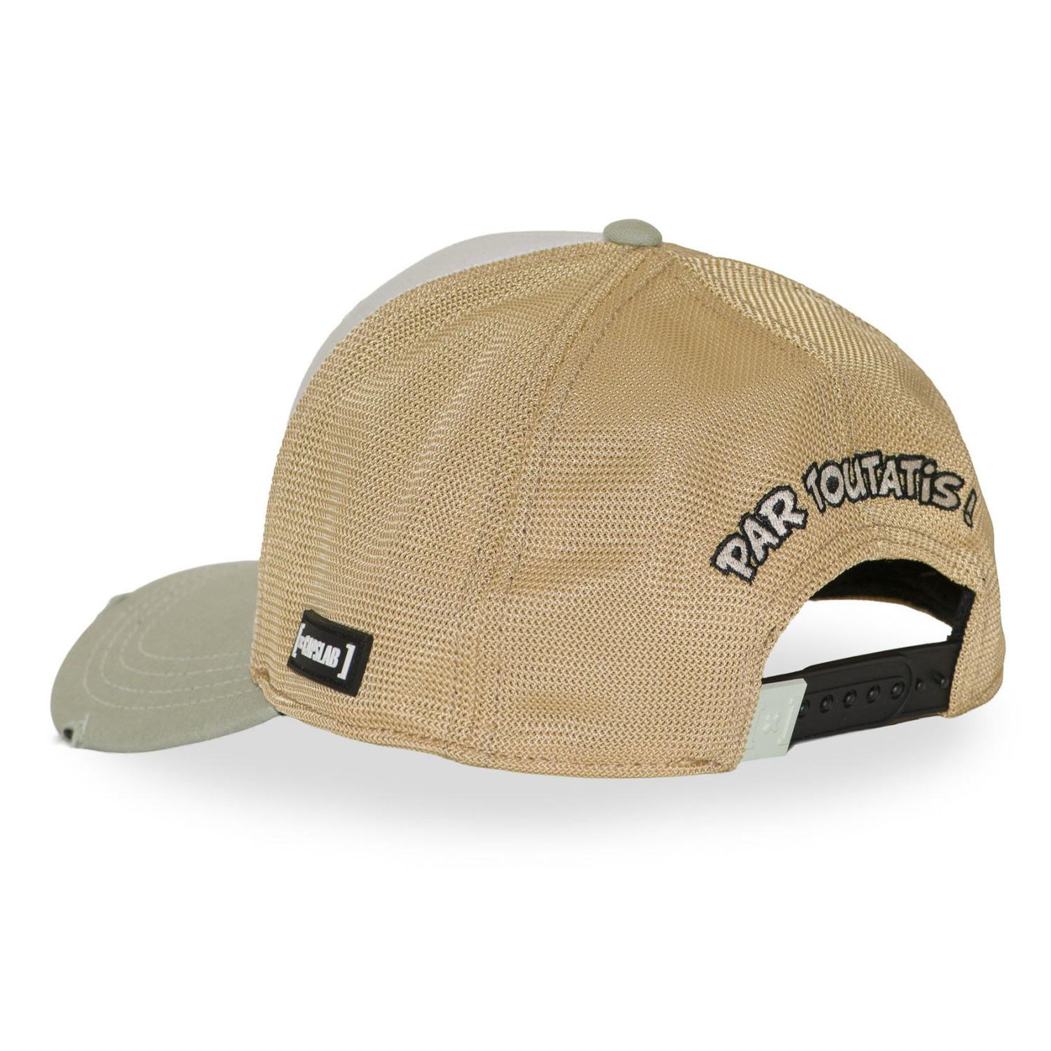 Voir la diapositive 5 : CAPSLAB Casquette semi-curved premium avec filet et patch astérix