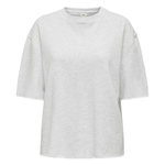 JACQUELINE DE YONG Sweat Gris clair Femme JDY Viola. Coloris disponibles : Gris