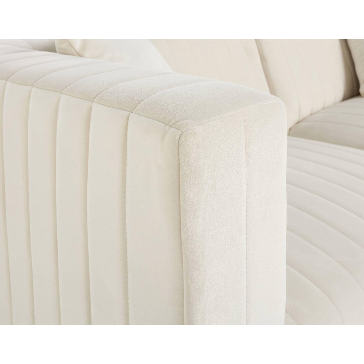 LISA DESIGN Nova - canapé modulable d'angle réversible - 6 places - en velours