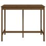 Voir la diapositive 3 : VIDAXL Table de bar Marron miel 140x80x110 cm Bois massif de pin