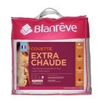 BLANREVE BLANREVE Couette extra chaude en microfibre - 140 x 200 cm - Blanc