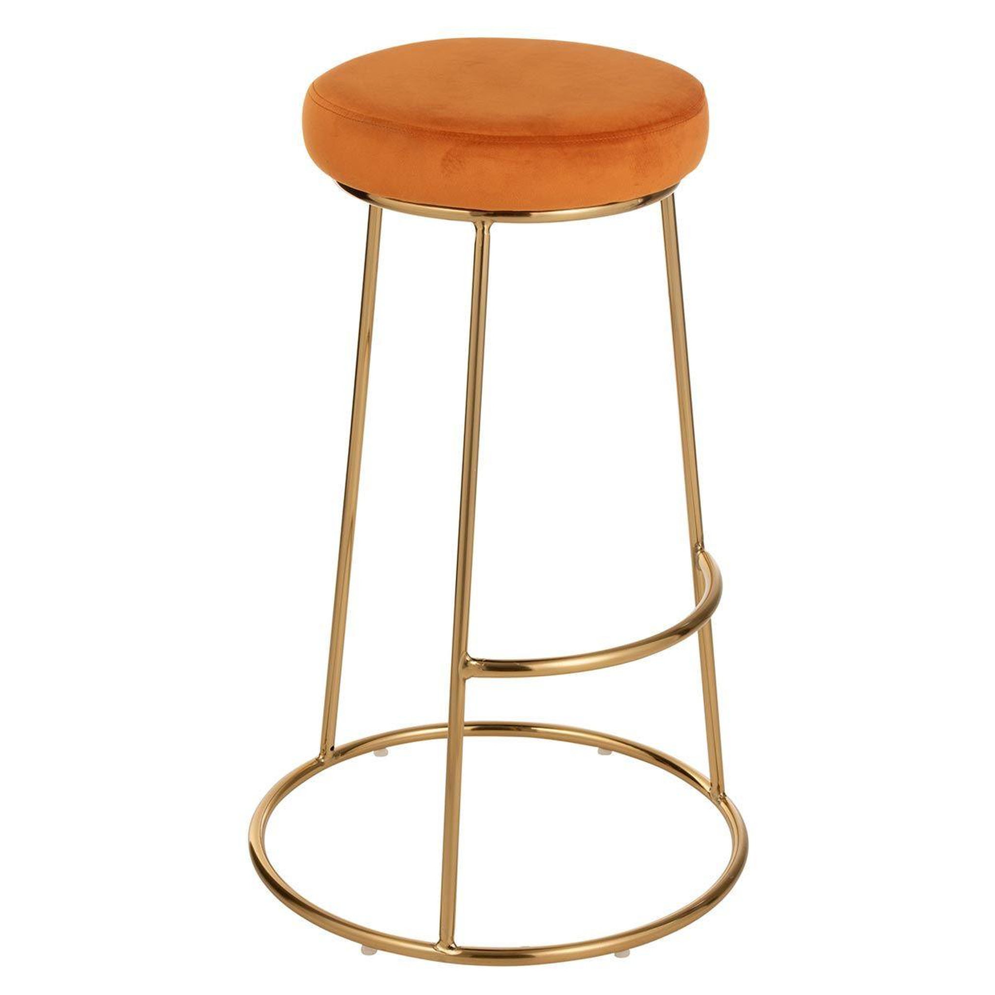 Voir la diapositive 4 : J-LINE Galette de Chaise Ronde  Assise  34cm Orange