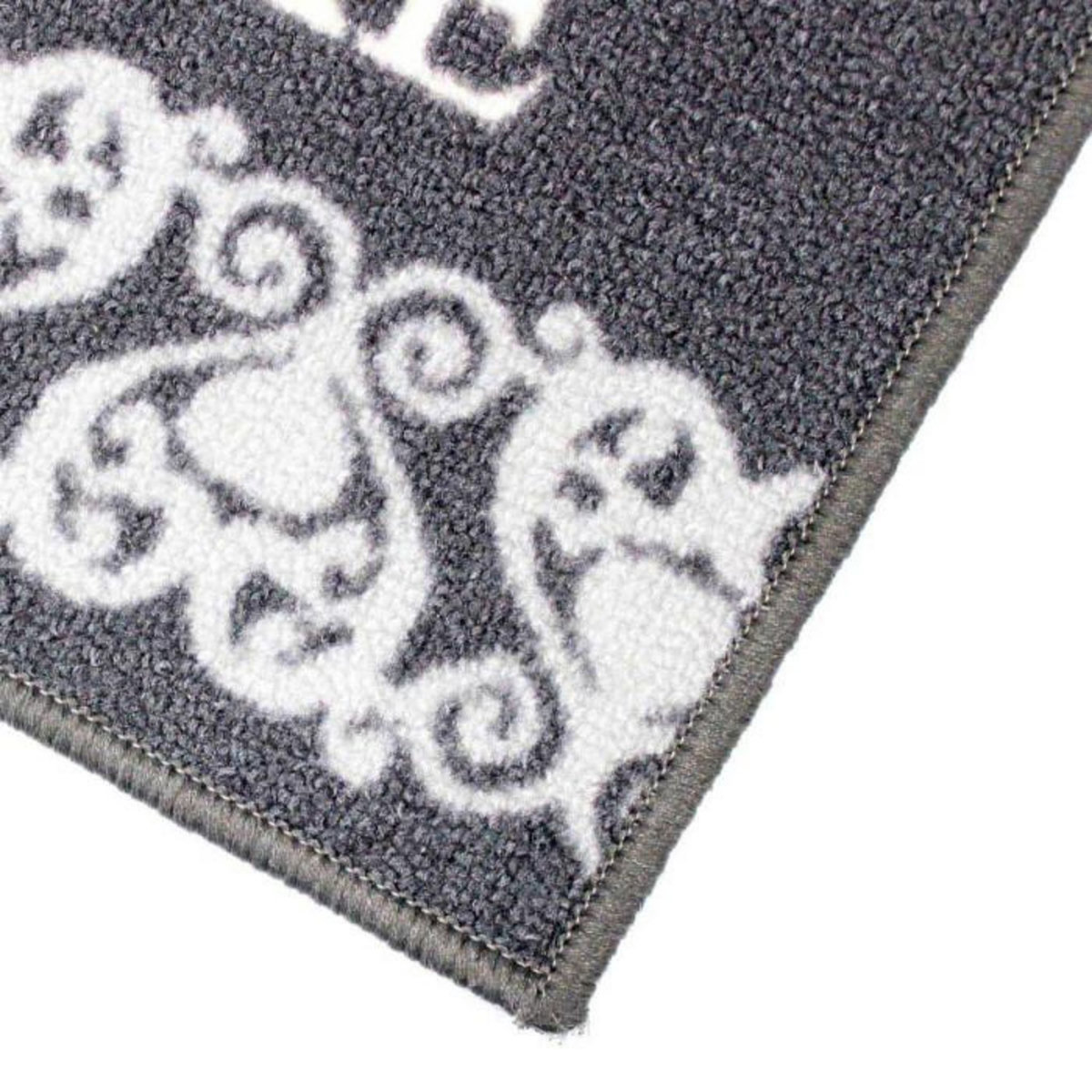 Paris Prix Tapis Déco Multi-Usage  Mathilda  50x80cm Gris