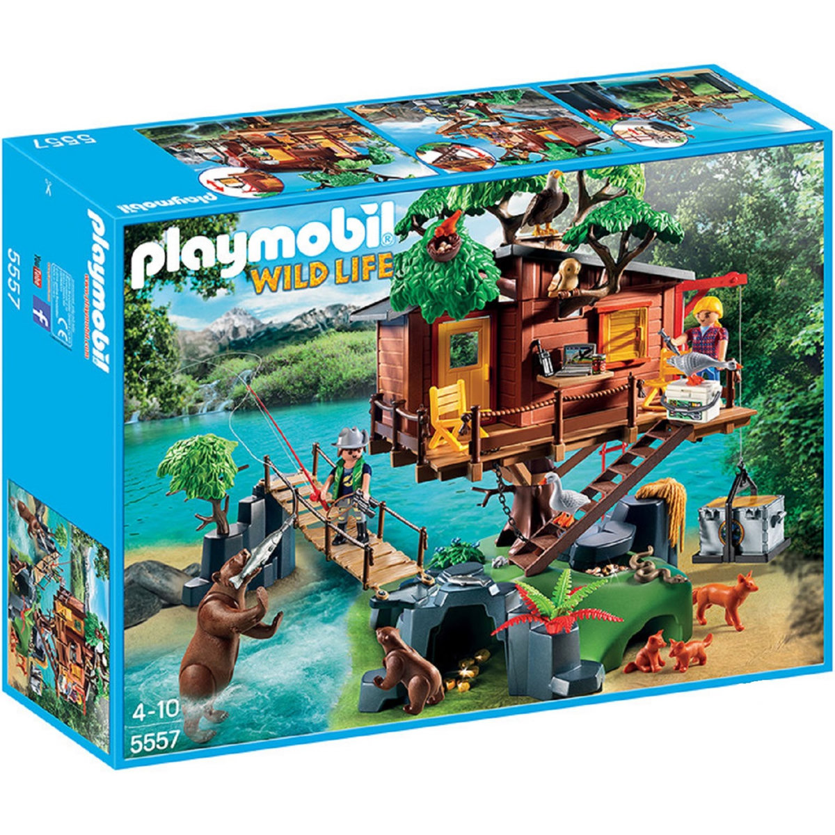 PLAYMOBIL 5557 - Wild life - Cabane des aventuriers dans les arbres