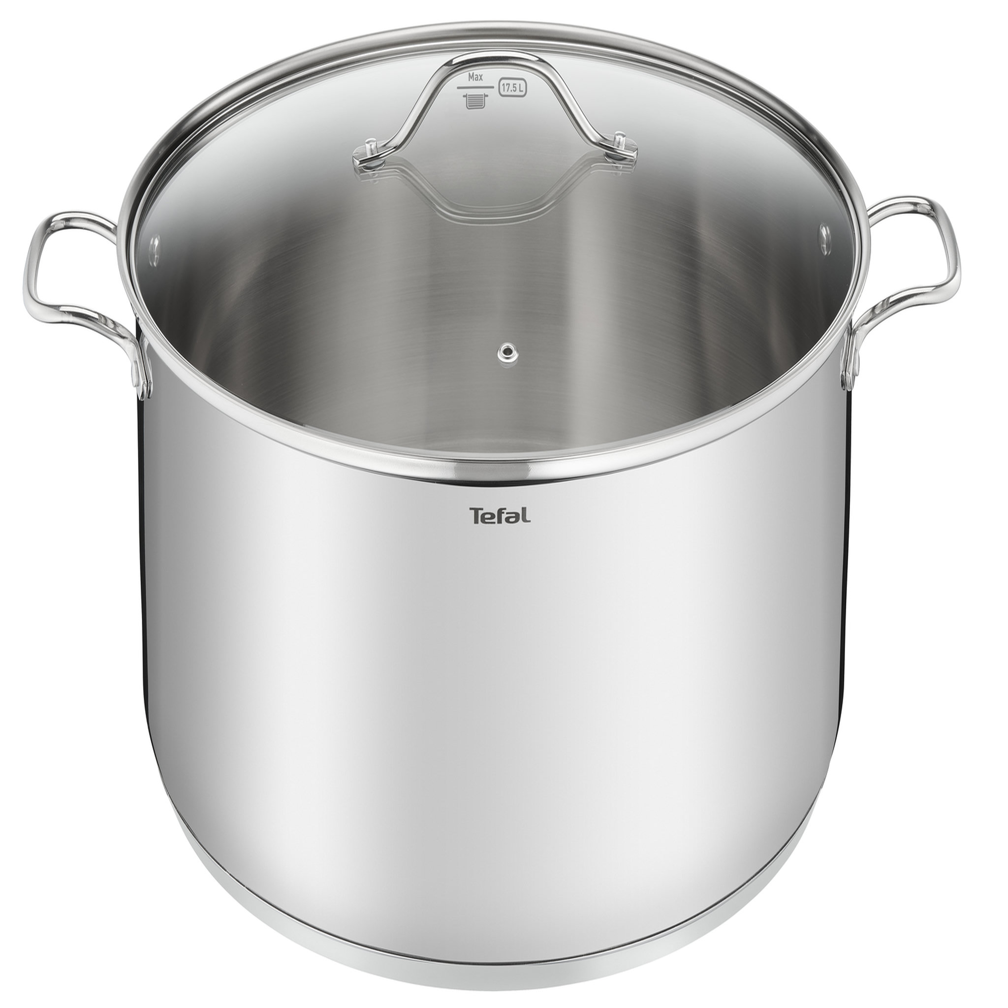Voir la diapositive 2 : TEFAL Grande marmite inox 28 cm - 9,6 L Induction INTUITION XL