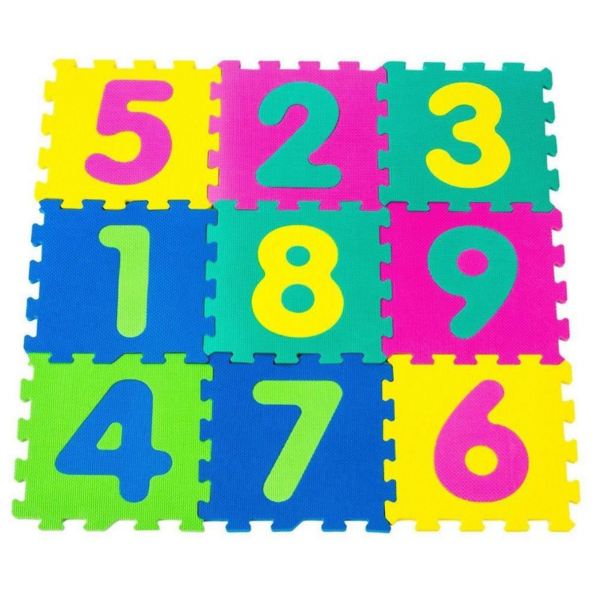 Betoys Tapis mousse marelle 10 dalles 3 en 1