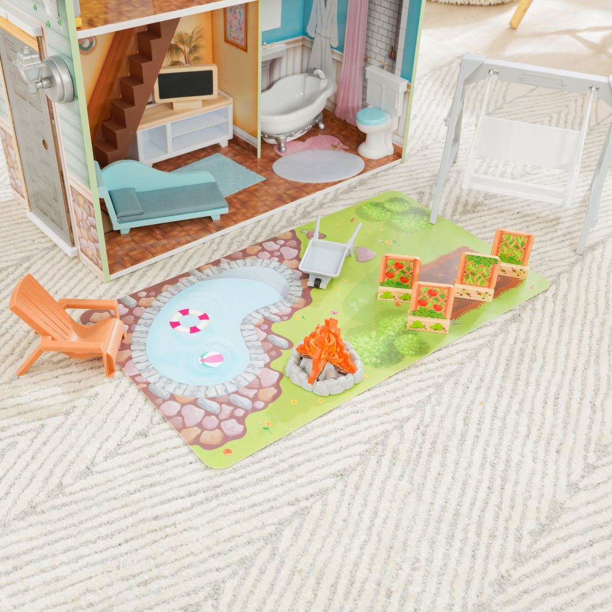 Kidkraft Maison Hallie en bois pour poupées de 30 cm