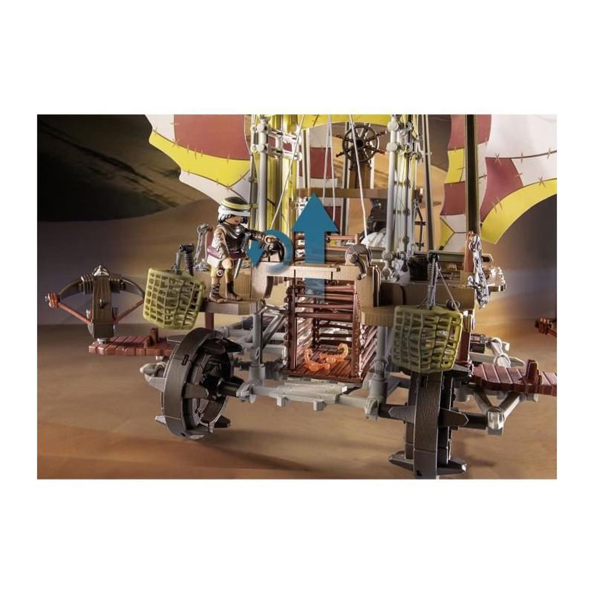 Voir la diapositive 4 : PLAYMOBIL PLAYMOBIL - 71023 - Novelmore - Sal'ahari Sands - Navire des sables