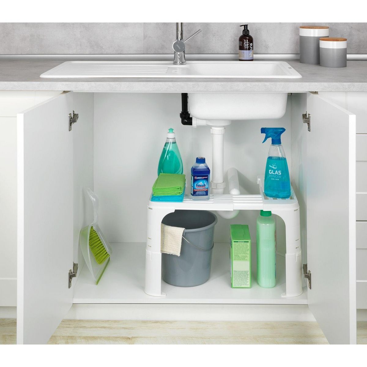 Wenko Etagère universelle Multi-Flex en Polypropylène - Blanc