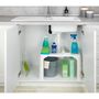 Voir la diapositive 3 : Wenko Etagère universelle Multi-Flex en Polypropylène - Blanc