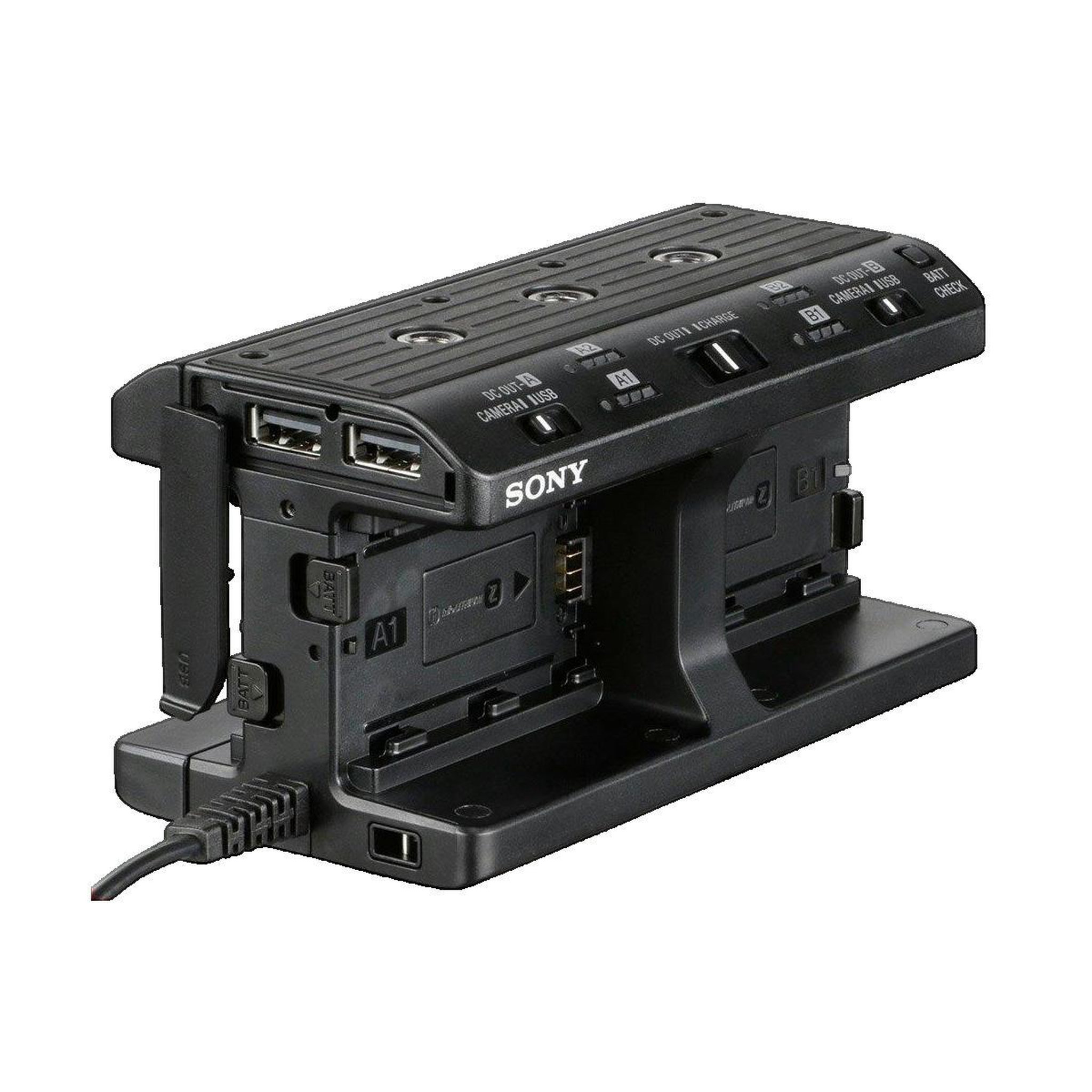 Voir la diapositive 2 : SONY Adaptateur multi-batteries Sony NPA-MQZ1K noir