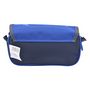 Voir la diapositive 2 : AUCHAN Trousse scolaire 2 compartiments avec rabat polyester bleu REQUIN STREET CODE