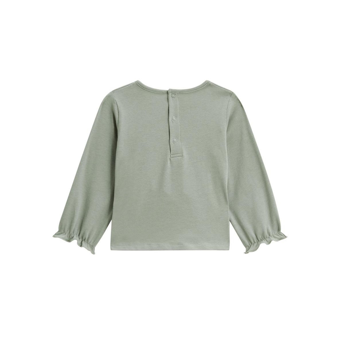 Petit Béguin T-shirt bébé manches longues kaki Lily