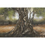 Voir la diapositive 2 : Paris Prix Toile Murale Déco  'Olivier II  80x120cm Multicolore