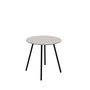 Voir la diapositive 3 : Paris Prix Lot de 2 Tables d'Appoint Design  Pluton  48cm Gris