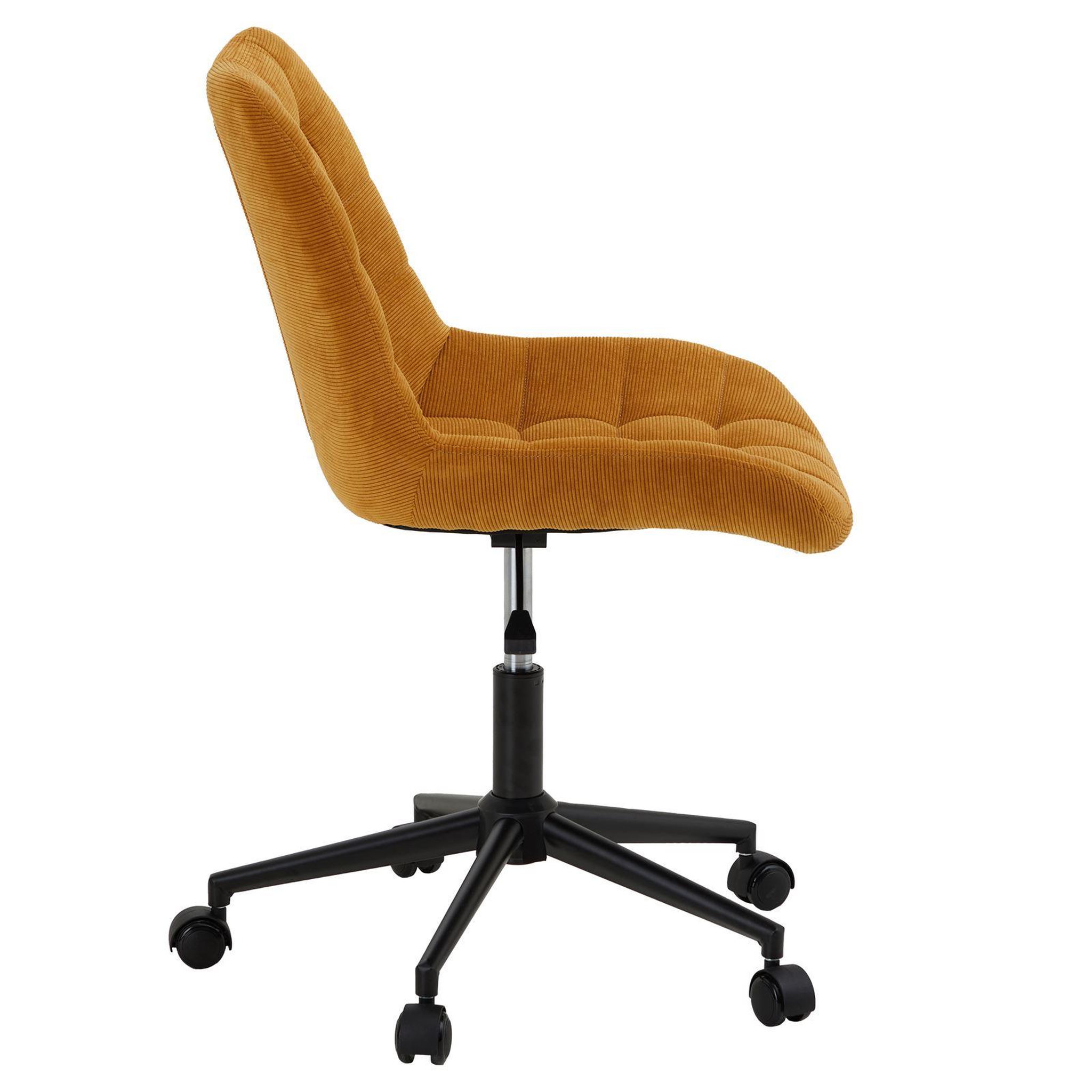 Voir la diapositive 6 : IDIMEX Chaise de bureau VASILO en velours côtelé