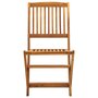 Voir la diapositive 3 : VIDAXL Chaises pliables d'exterieur lot de 2 Bois d'acacia solide