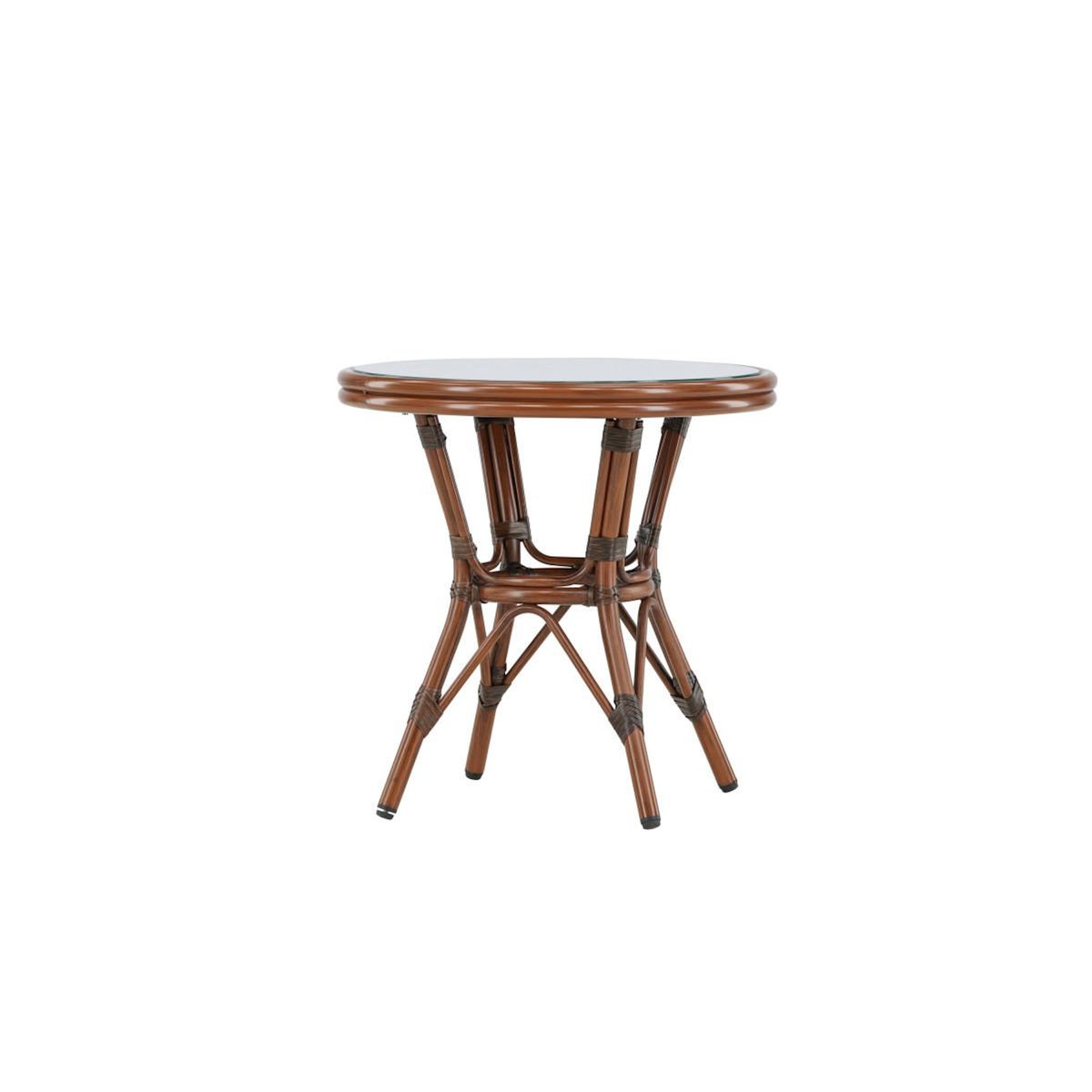 Paris Prix Table d'Appoint de Jardin  Sagres  60cm Marron