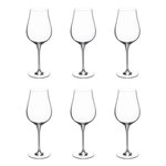 SECRET DE GOURMET Lot de 6 Verres à Eau Design  Oriane  50cl Transparent