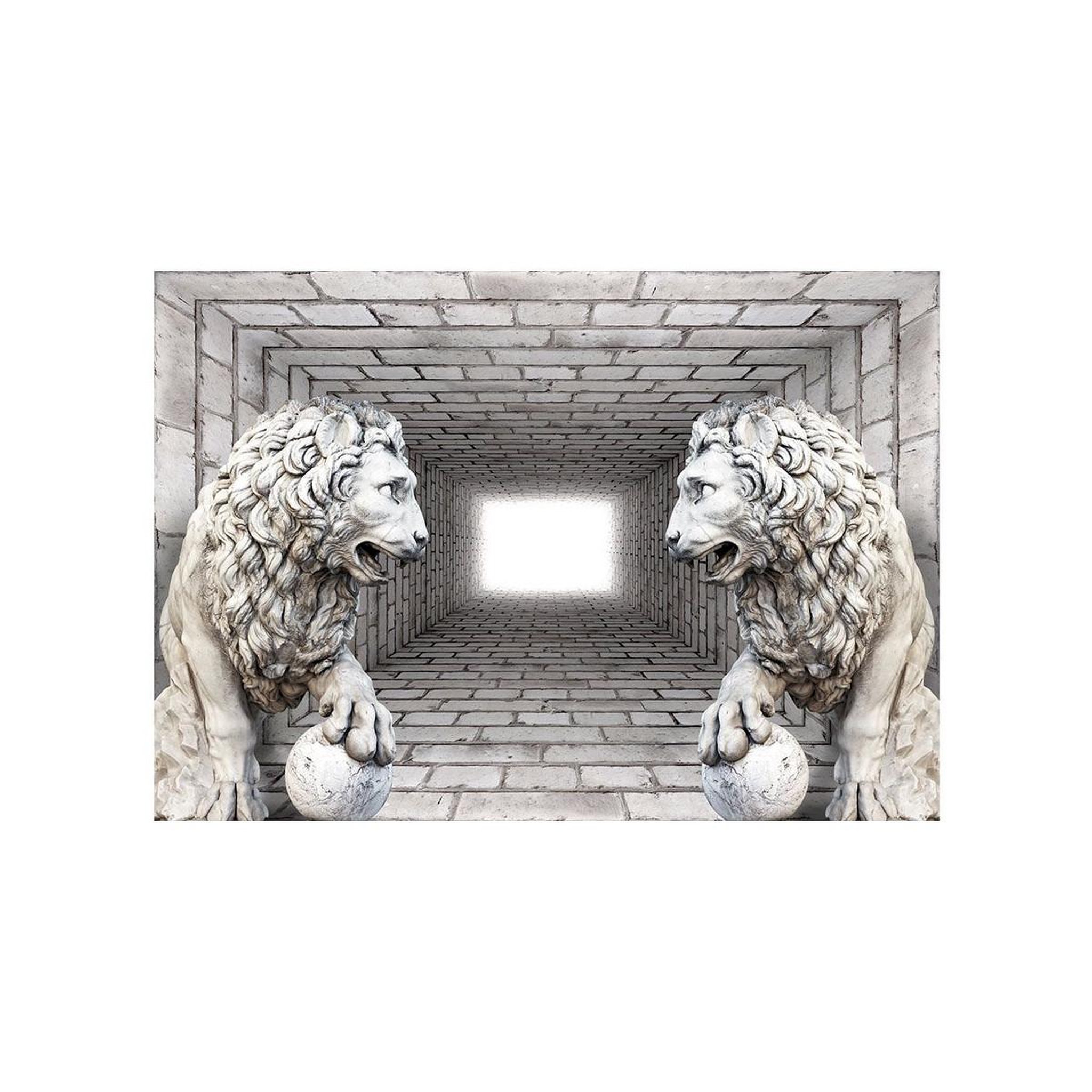 Voir la diapositive 2 : Paris Prix Papier peint  lions de pierre