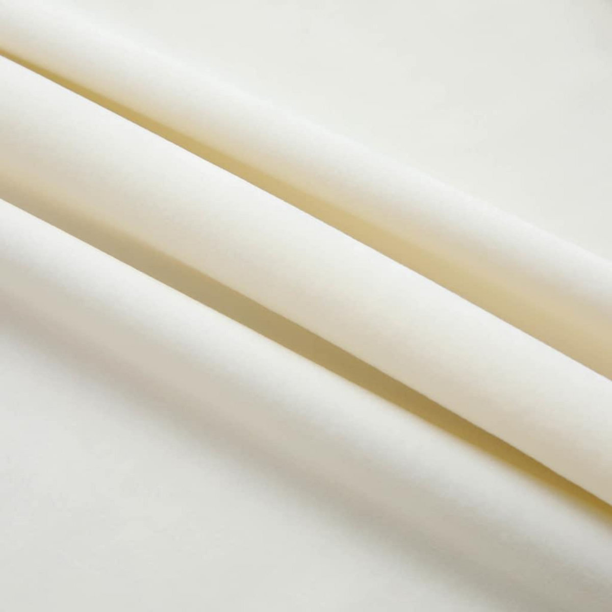 VIDAXL Rideaux occultants avec crochets 2 pcs Velours Creme 140x175 cm