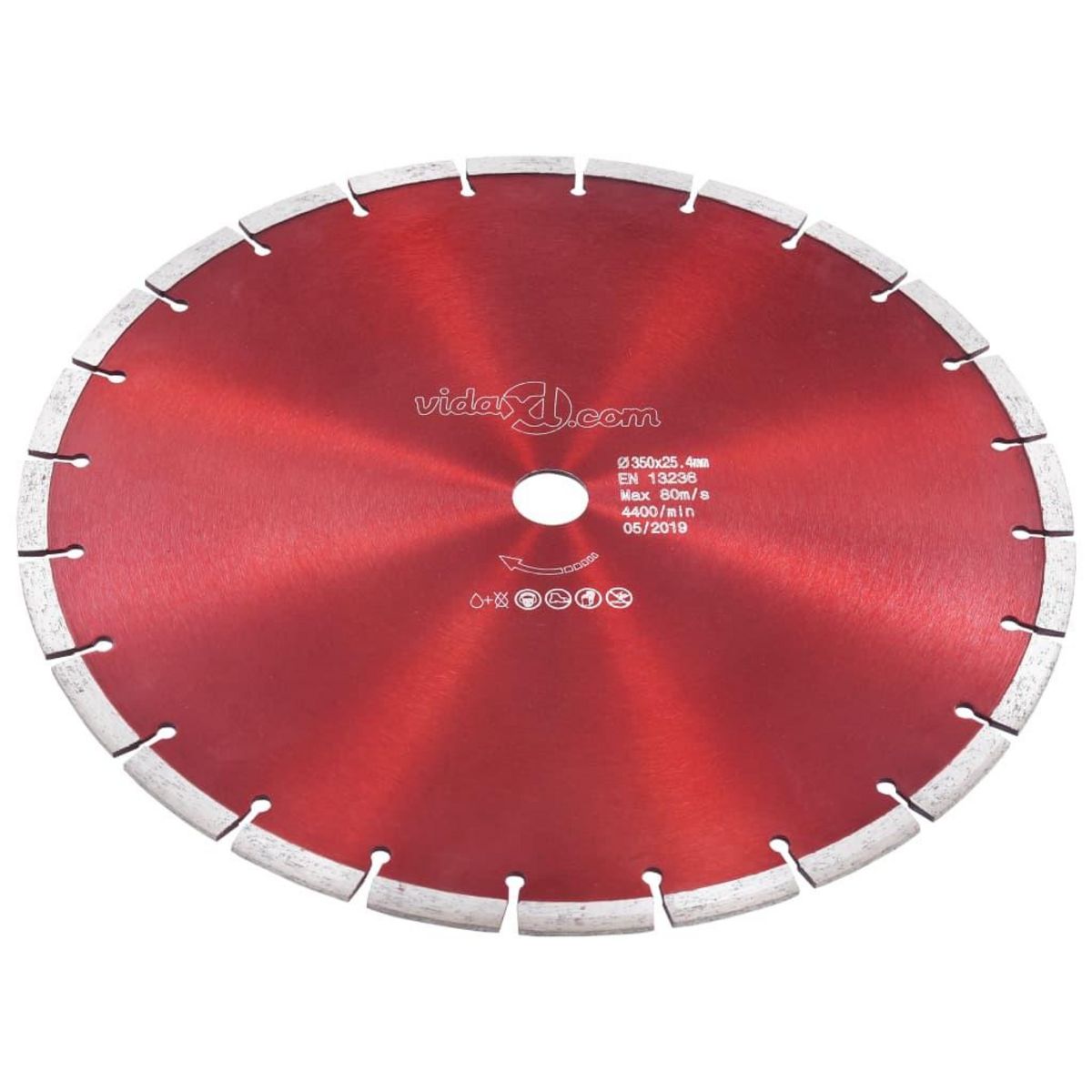 VIDAXL Disque de coupe diamante Acier 350 mm