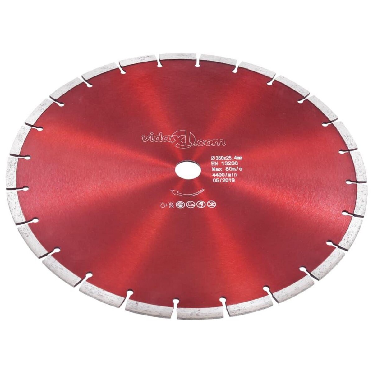 VIDAXL Disque de coupe diamante Acier 350 mm