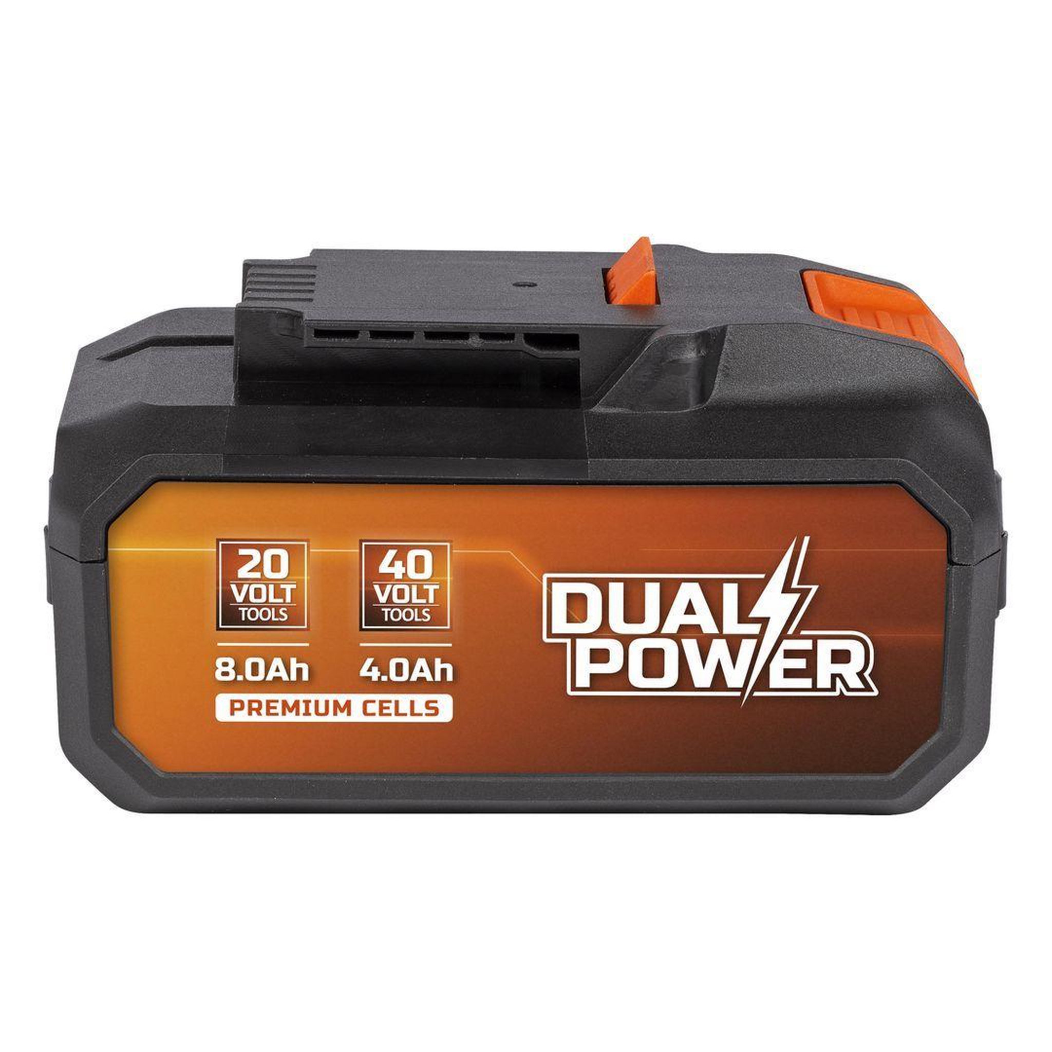 Voir la diapositive 4 : DUAL POWER Batterie lithium 40 volts  4,0 ampères-h