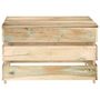 Voir la diapositive 3 : VIDAXL Tables palette de jardin 2 pcs Bois de pin impregne