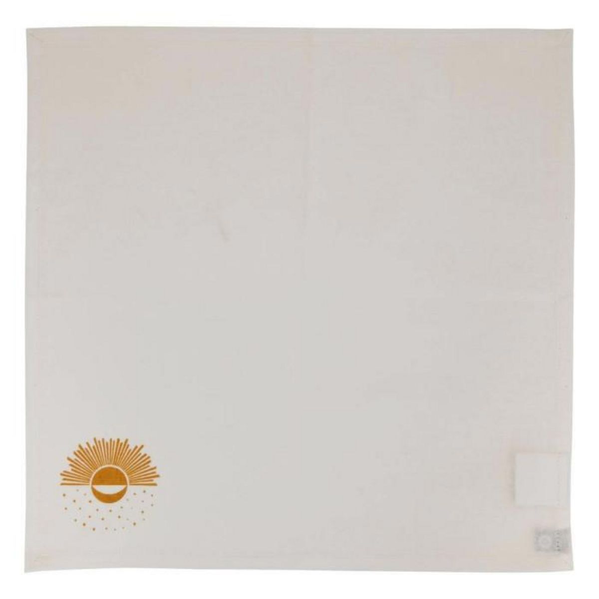 ATMOSPHERA Lot de 4 Serviettes de Table  Solaris  40x40cm Blanc