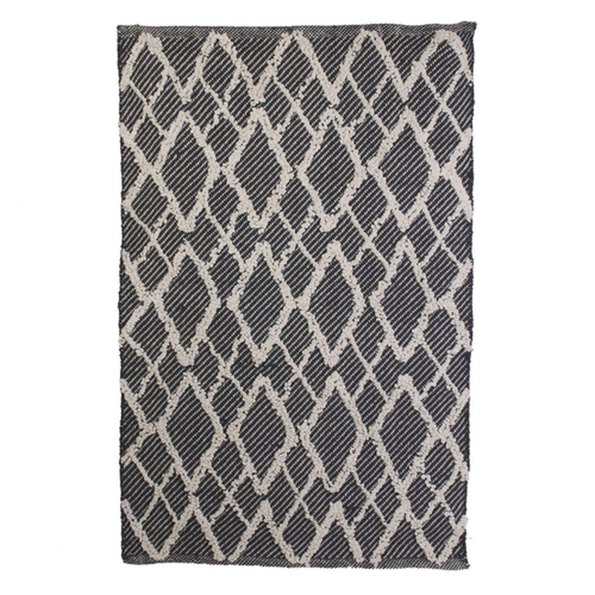 Voir la diapositive 1 : The Home Deco Factory Tapis ethnique design berbère Akra