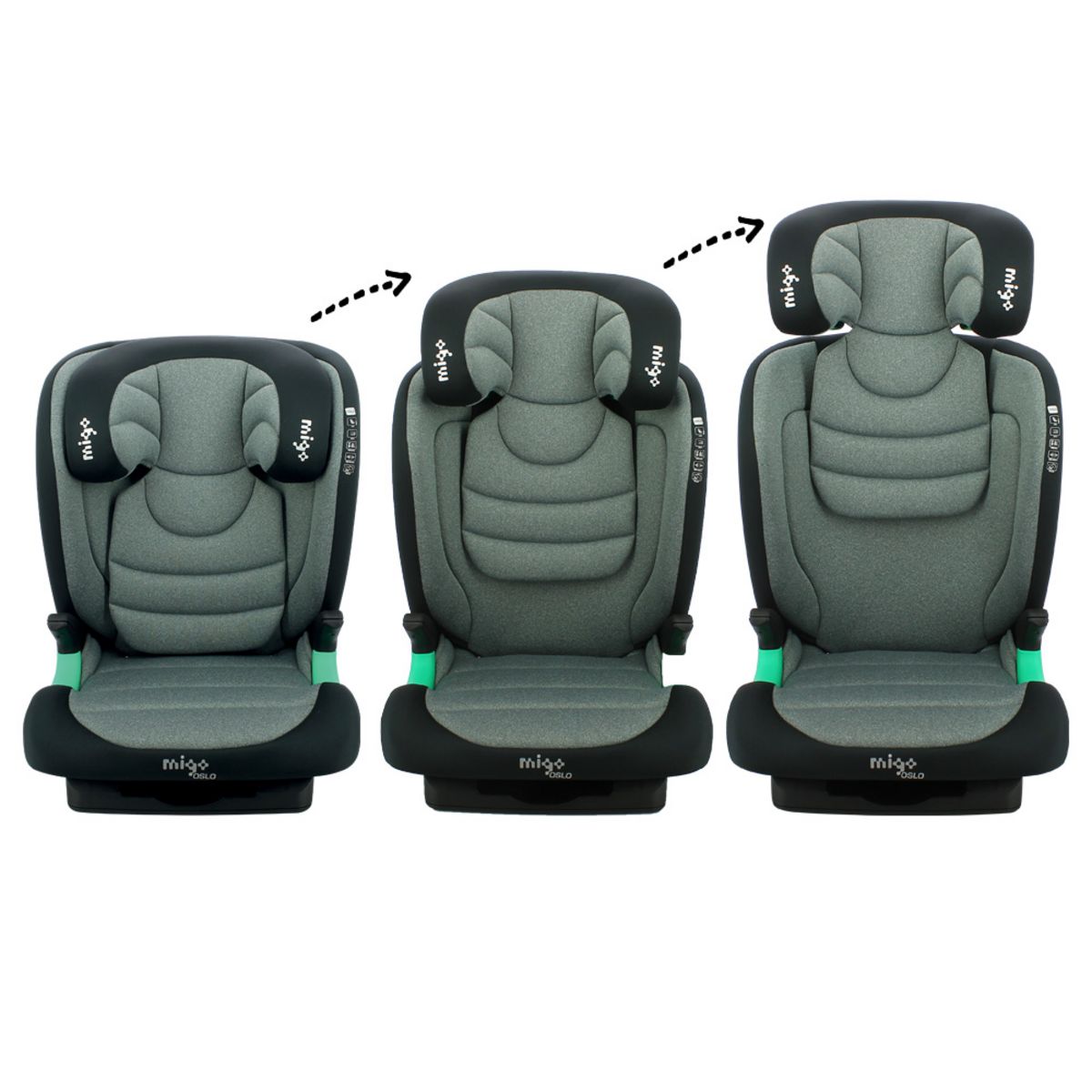 MIGO Siège auto i-Size Gr 2/3 - OSLO de 100-150 cm