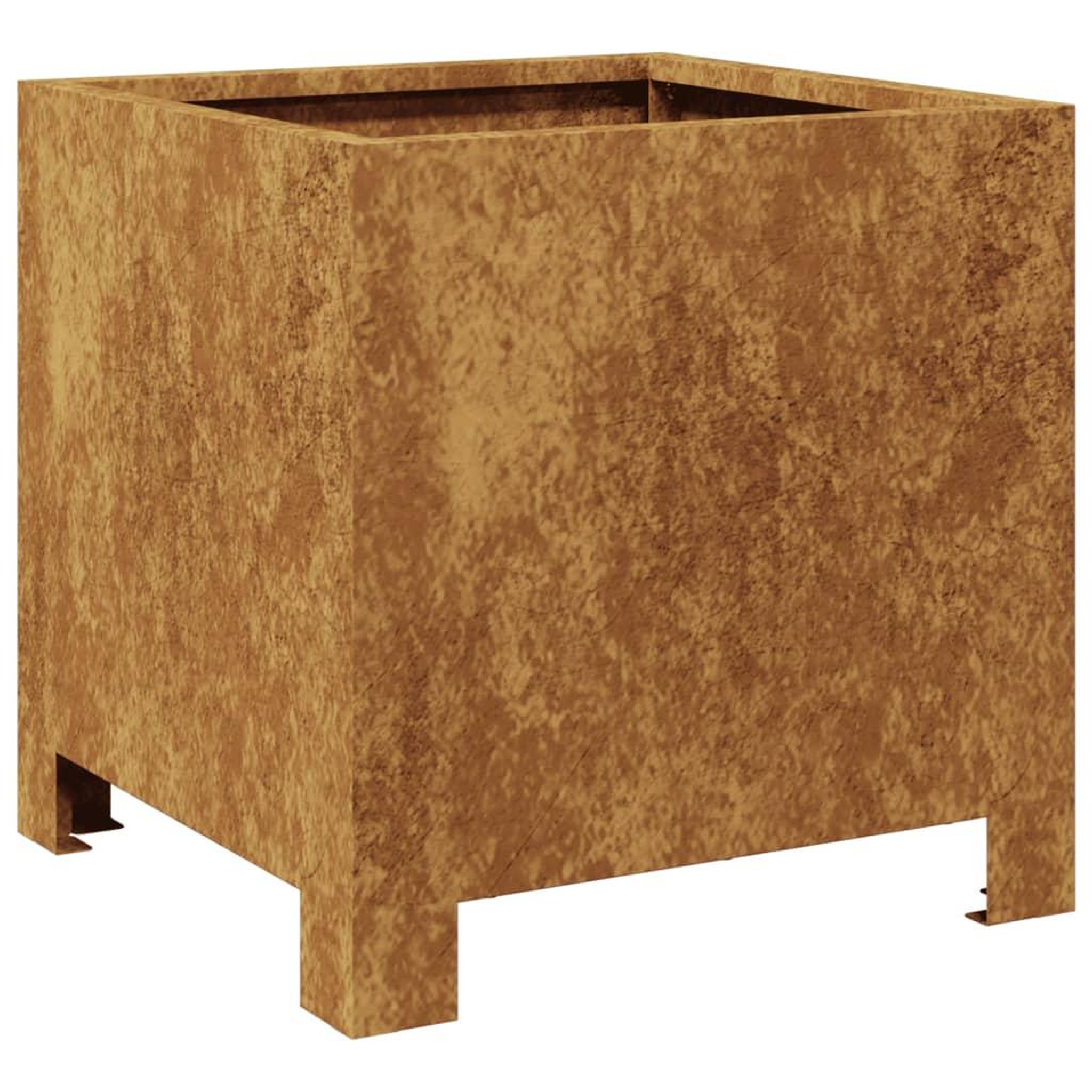 Voir la diapositive 5 : VIDAXL Jardinieres 2 pcs 30x30x30 cm acier resistant aux intemperies
