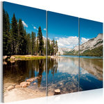 Paris Prix Tableau Imprimé  Montagnes & Lac Cristallin. Coloris disponibles : Multicolore