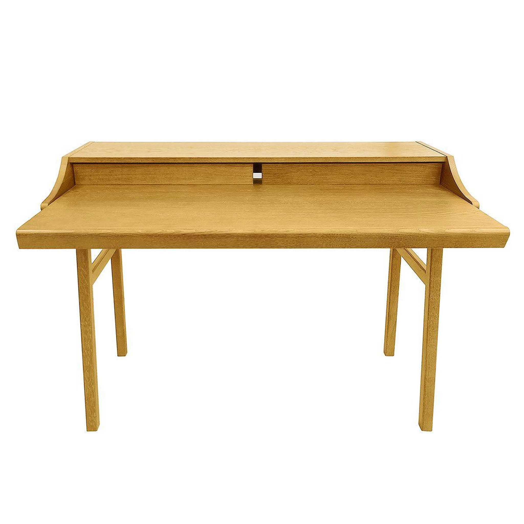 Voir la diapositive 5 : Paris Prix Bureau design  carteret  115cm chêne clair