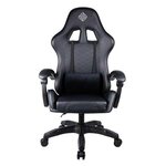 Subsonic Chaise gaming ou de bureau GEM, dossier ergonomique inclinable, coussin lombaire, hauteur réglable
