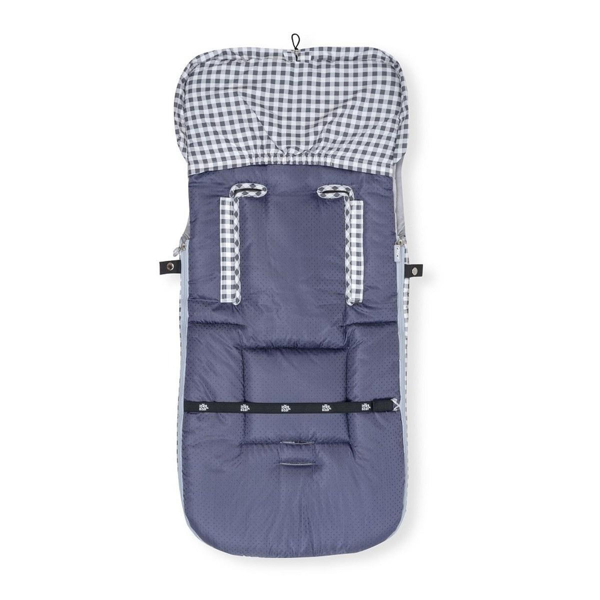 Voir la diapositive 4 : INTERBABY Chancelière universelle - polaire coralline - Vichy - gris