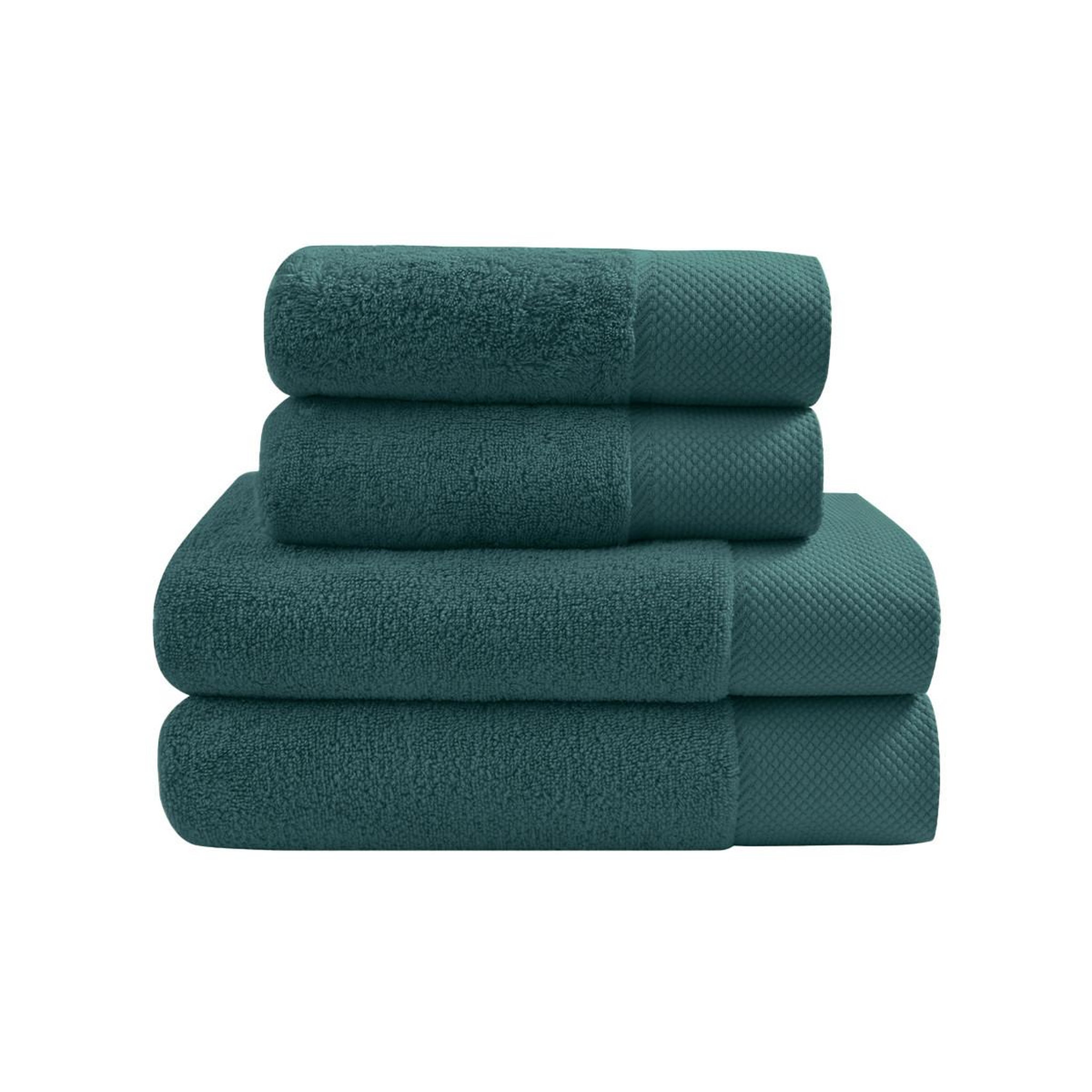 Voir la diapositive 1 : Sensei Maison Ensemble de bain 4 pièces Zéro Twist SENSOFT (2 draps de bain + 2 serviettes)
