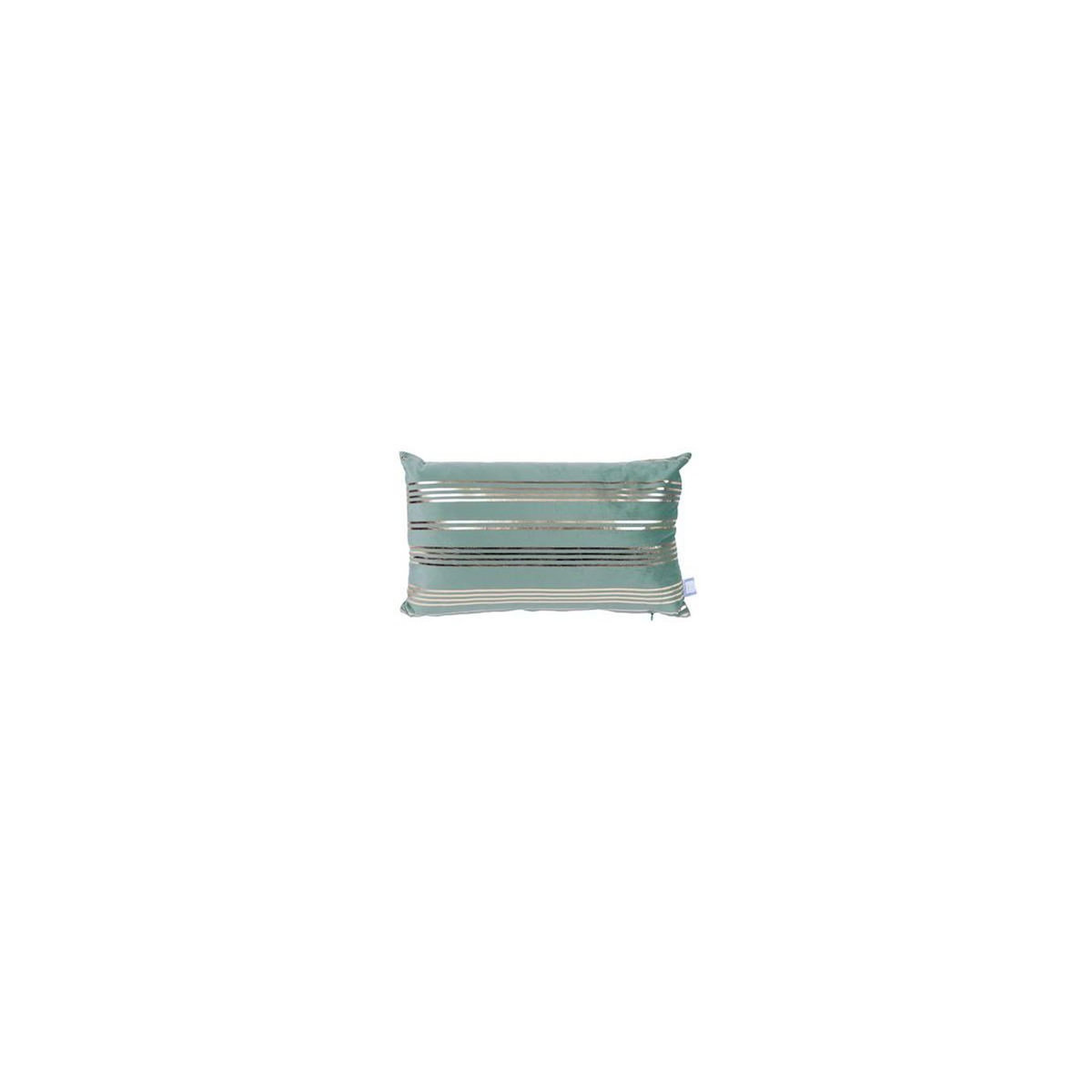 Paris Prix Lot de 2 Coussins Déco  Prisma V  30x50cm Menthe