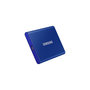 Voir la diapositive 3 : Samsung Disque dur SSD externe Portable 1To T7 1To bleu indigo