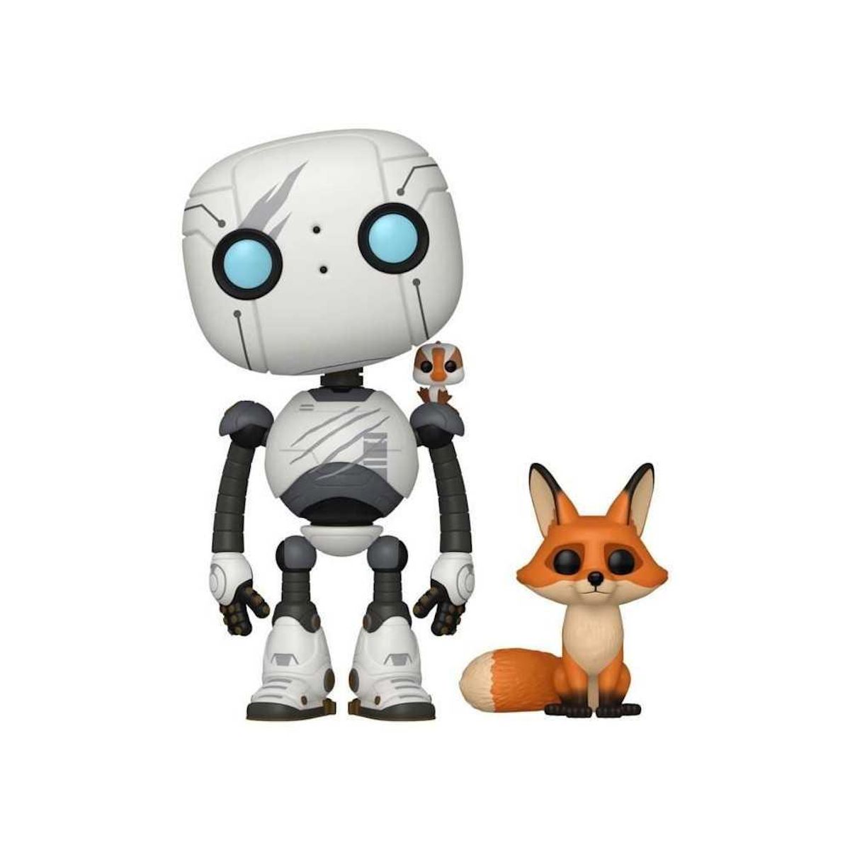 Funko Figurine Funko Pop! - The Wild Robot - Roz avec Joli-Bec & Escobar - Vinyle 10 cm - Détails soignés