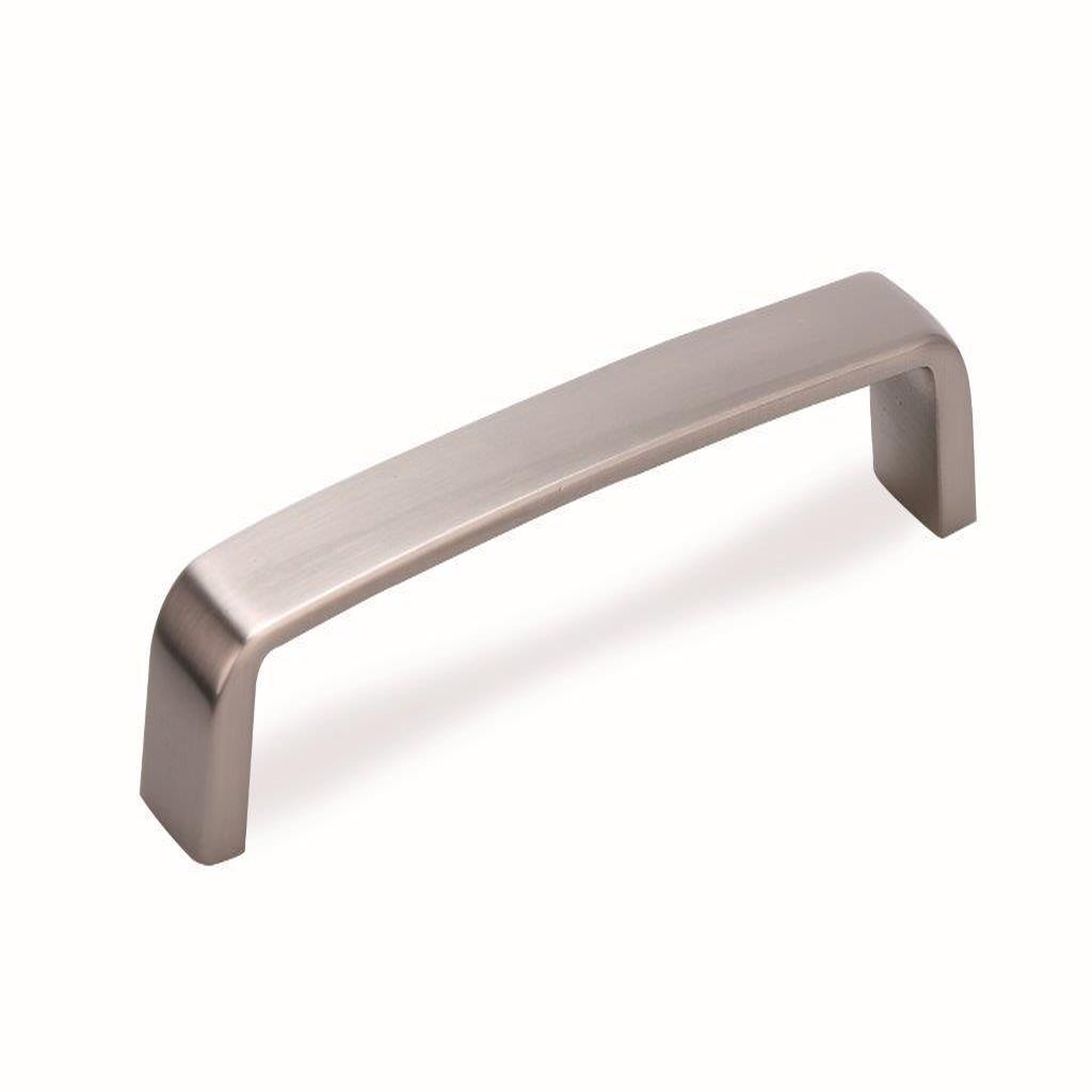 CENTRALE BRICO Poignée de meuble Iris 96 nickel brossé + vis